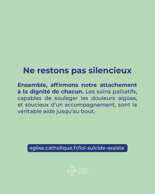 Fin de vie 2025 Ne restons pas silencieux Slogan  Reseaux sociaux