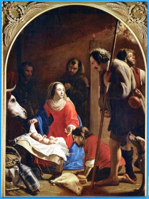 l’adoration des bergers   Jacob Van Oost l'ainé   1650