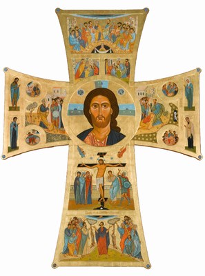 Icone Croix fond blanc