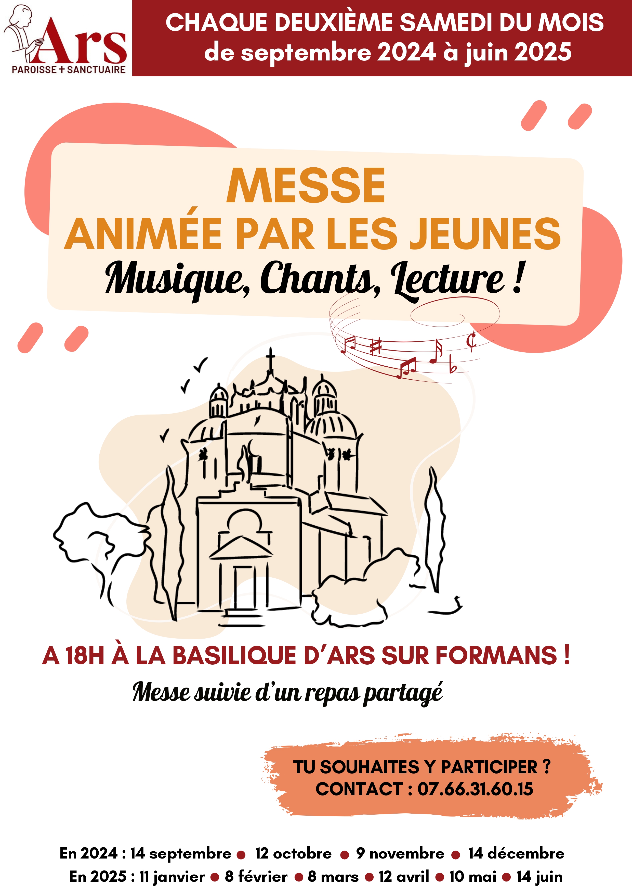 messes samedi - 2024-2025