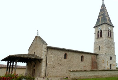 Église Saint Laurent de Savigneux (Ain)   octobre 2011