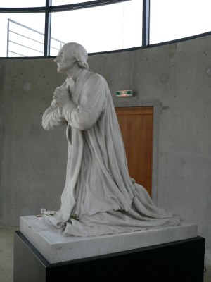 statue agenouillée Ars cabuchet 1867 3