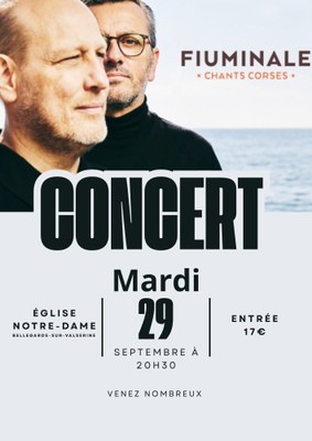 Concert chants corses - Fiuminale