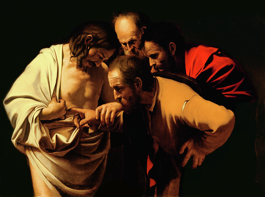 the incredulity of saint thomas caravaggio