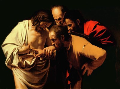 the incredulity of saint thomas caravaggio