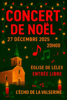 2025 12 27 affiche concert Noël lelex